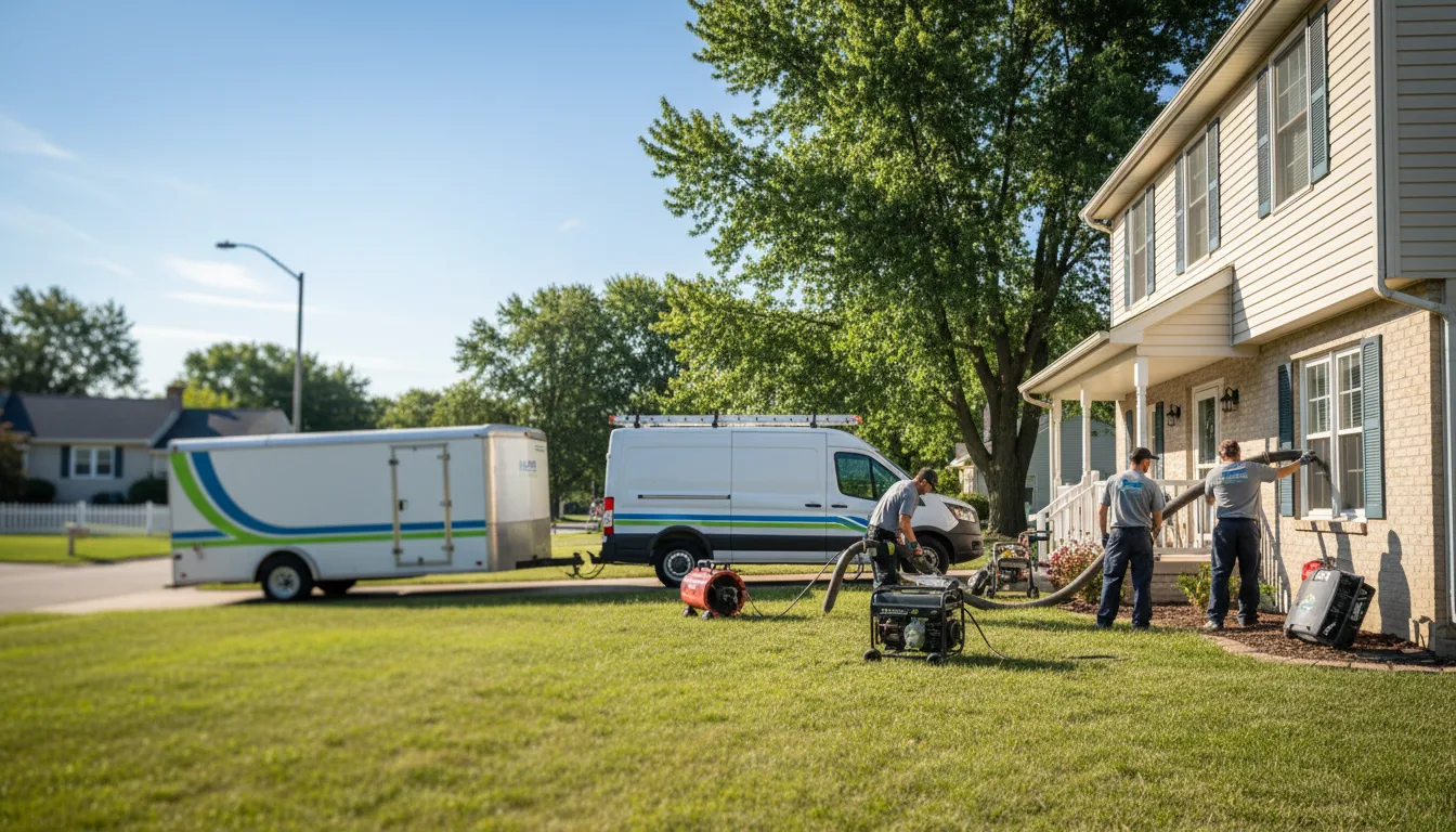 Flooded Basement Restoration And Cleanup With Repair in Fontanelle, IA near me